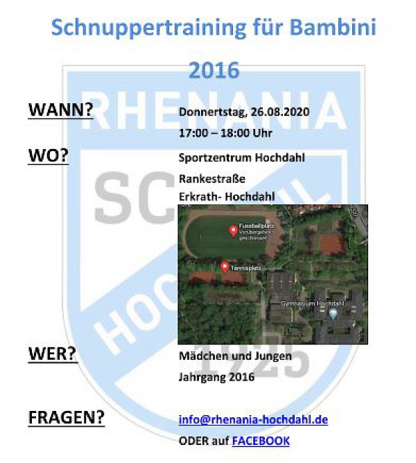 Bambinitraining 2016